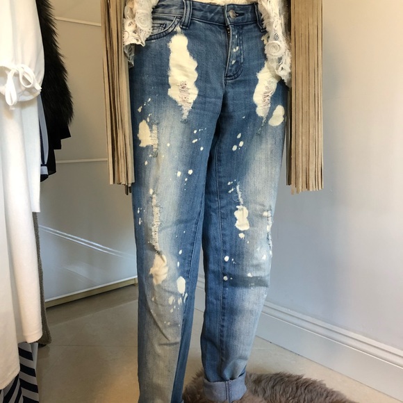 michael kors distressed jeans